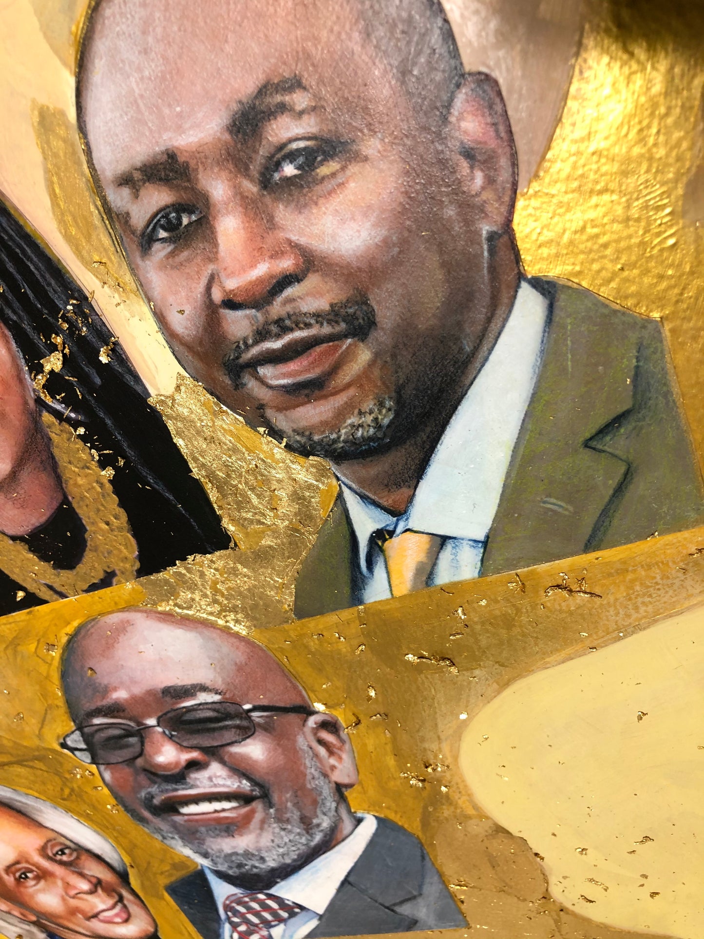 "FAMILY TREES" - Heirloom Custom Hand-Painted Family Portraits - 2-Dimensional flat canvas/panel Birch Wood Panel